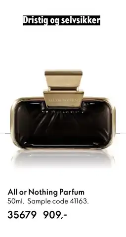 Oriflame All or Nothing Parfum tilbud