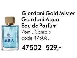 Oriflame Giordani Gold Mister Giordani Aqua Eau de Parfum tilbud