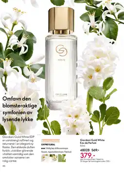 Oriflame Giordani Gold White Eau de Parfum tilbud