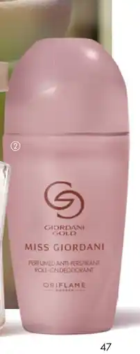 Oriflame Giordani Gold Miss Giordani Perfumed Anti-perspirant Roll-On Deodorant tilbud