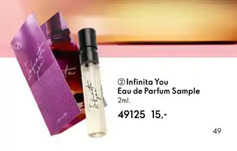 Oriflame Infinita You Eau de Parfum Sample tilbud