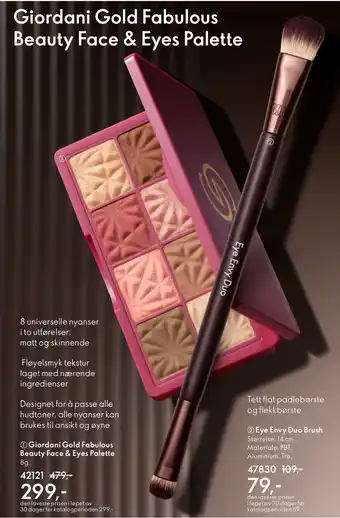 Oriflame Eye Envy Duo Brush tilbud