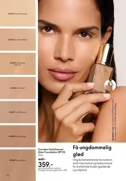Oriflame Giordani Gold Eternal Glow Foundation SPF 25 tilbud