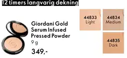 Oriflame Giordani Gold Serum Infused Pressed Powder tilbud