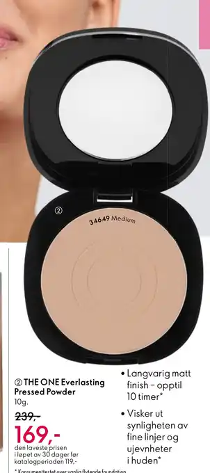 Oriflame THE ONE Everlasting Pressed Powder tilbud