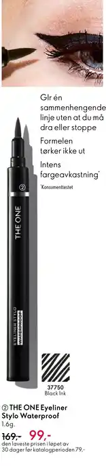 Oriflame THE ONE Eyeliner Stylo Waterproof tilbud