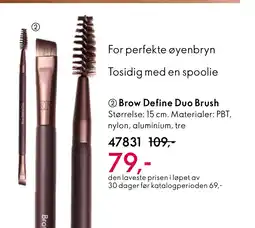 Oriflame Brow Define Duo Brush tilbud
