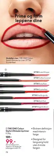 Oriflame THE ONE Colour Stylist Ultimate Lip Liner tilbud