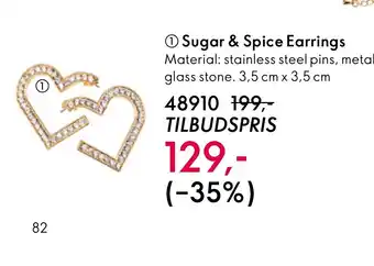 Oriflame Sugar & Spice Earrings tilbud