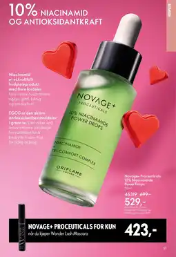 Oriflame Novage+ Proceuticals 10% Niacinamide Power Drops tilbud