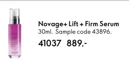 Oriflame Novage+ Lift + Firm Serum tilbud