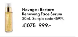 Oriflame Novage+ Restore Renewing Face Serum tilbud