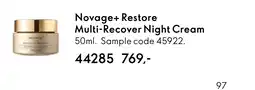 Oriflame Novage+ Restore Multi-Recover Night Cream tilbud