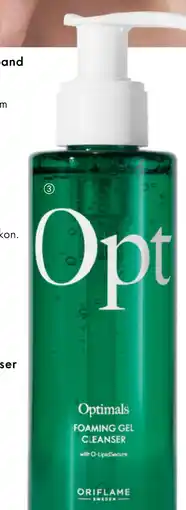 Oriflame Opt Optimals Foaming Gel Cleanser tilbud