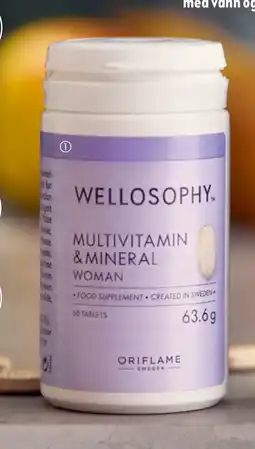 Oriflame Wellosophy Multivitamin & Mineral Woman tilbud