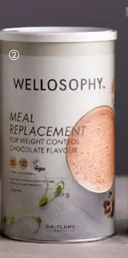 Oriflame Wellosophy Meal Replacement for Weight Control Chocolate Flavour tilbud