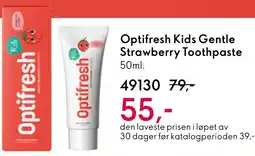 Oriflame Optifresh Kids Gentle Strawberry Toothpaste tilbud