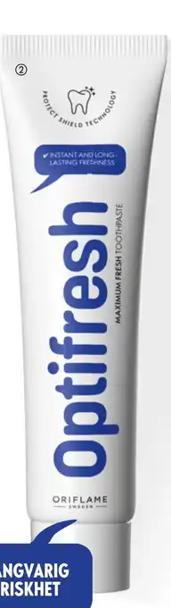 Oriflame Optifresh Maximum Fresh Toothpaste tilbud