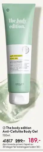 Oriflame The body edition Anti-Cellulite Body Gel tilbud