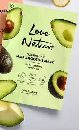 Oriflame Love Nature Nourishing Hair Smoothie Mask with Organic Avocado tilbud