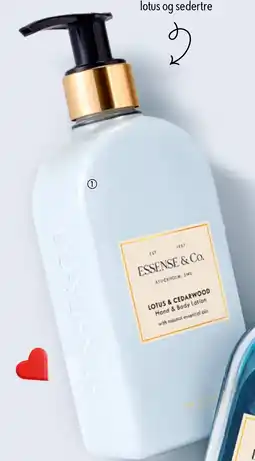 Oriflame Essense&Co. Lotus & Cedarwood Hand & Body Lotion tilbud