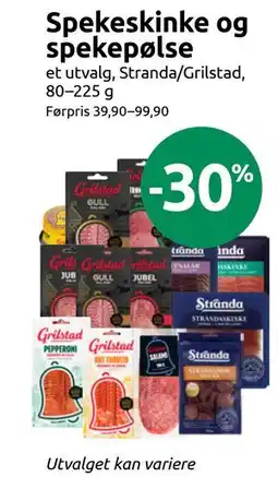 Joker Spekeskinke og spekepølse tilbud