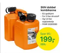 Felleskjøpet Stihl dobbel kombikanne tilbud