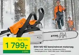 Felleskjøpet Stihl MS 162 bensindrevet motorsag tilbud