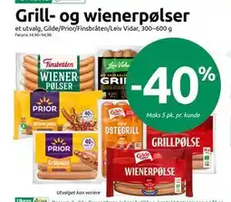 Joker Grill- og wienerpølser tilbud