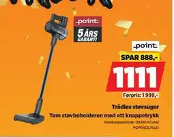 POWER Trådløs støvsuger tilbud