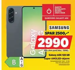POWER Galaxy A56 128 GB tilbud