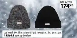 Sparkjøp Lue med 3M Thinsulate fôr på innsiden tilbud