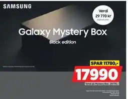 POWER Mystery Box Black: den nyeste Galaxy + flere Samsung-produkter tilbud