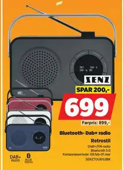 POWER Bluetooth- Dab+ radio tilbud