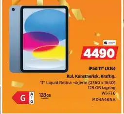 POWER iPad 11 (A16) tilbud