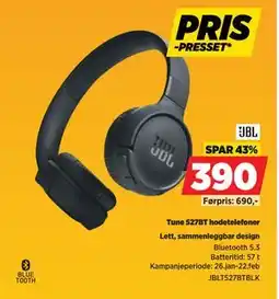 POWER Tune 527BT hodetelefoner tilbud