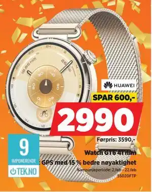 POWER Watch GT6 41 mm tilbud