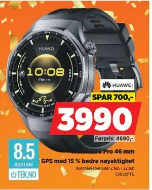 POWER Watch GT6 Pro 46 mm tilbud