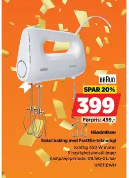 POWER Håndmikser tilbud