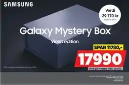POWER Mystery Box Violet: den nyeste Galaxy + flere Samsung-produkter tilbud