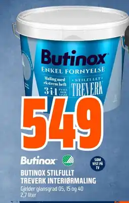 Coop Obs Butinox butinox stilfullt treverk interiørmaling tilbud