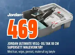 Coop Obs Jordan ultimate vegg- og tak 18 cm supersett maleverktøy tilbud