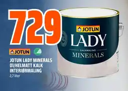 Coop Obs Jotun lady minerals 01/helmatt kalk interiørmaling tilbud