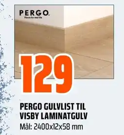 Coop Obs Pergo gulvlist til visby laminatgulv tilbud