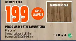 Coop Obs Pergo visby 1-stav laminatgulv tilbud