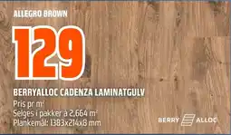 Coop Obs Berryalloc cadenza laminatgulv tilbud