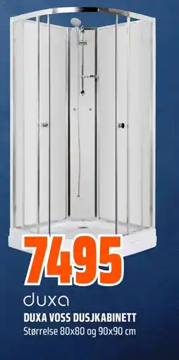 Coop Obs Duxa voss dusjkabinett tilbud