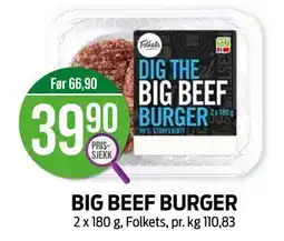 Kiwi BIG BEEF BURGER tilbud