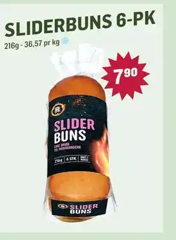 Holdbart Sliderbuns 6-pk tilbud