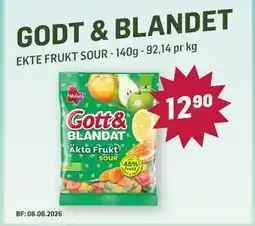 Holdbart Godt & Blandet tilbud